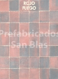 Adoquin Lecrin 20x20x8 ROJO FUEGO.